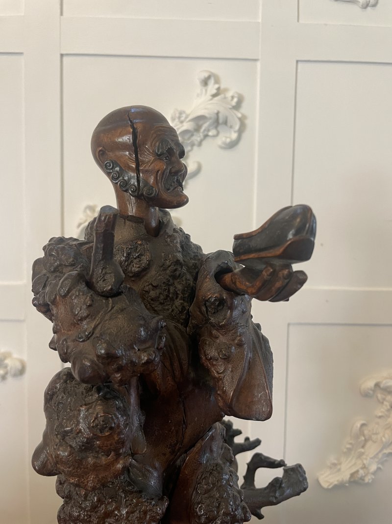 Antique 19th Century Chinese Root Carving - Image 10